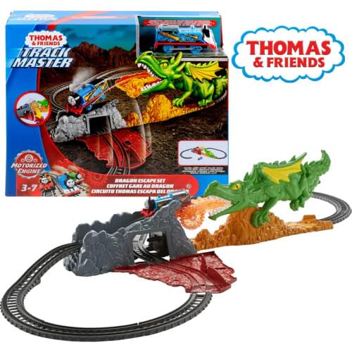 Thomas And Friends Trackmaster Dragon Escape Set Train Railway Motorized Engine Track Toys For Children Christmas Birthday