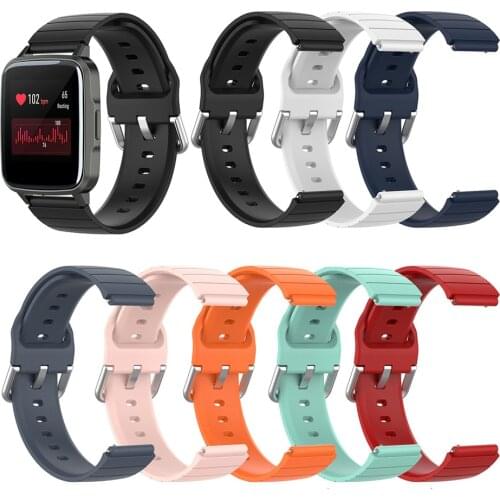 Replacement Silicone WatchBand for Xiaomi haylou Solar LS01 ID205 Willful IP68 Smart watch Sport bracelet WristStrap Accessories