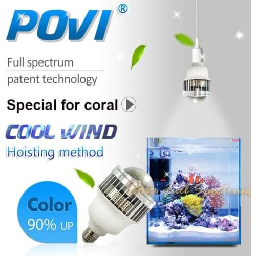 Led Aquarium Light 50W coral led lighting 30W Shallow sea Coral Deep-sea Coral reef Fish Tank e27 led grow light bulb