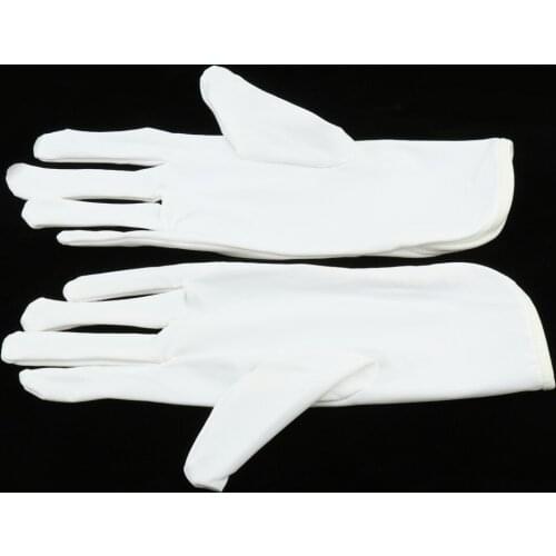 1Pair Wedding Bridal Opera Party Short Elbow Satin Gloves Mitten Fancy Dress