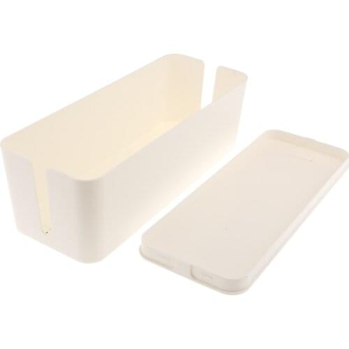 16" Cable Management Box Organizer Large Cover Conceal Hide Plug