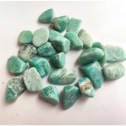 2-3cm Natural Amazonite stone Crystal Gravel Tumbled Stones Gravels Healing Meditation Natural Quartz Crystals