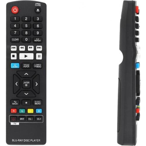 ABS IR 433MHz Replacement TV Remote Control Blu-Ray DVD Player Suitable for LG AKB73735801 / BP330 / BP530 / BP540 / BPM53