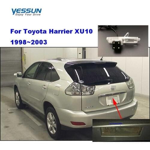 Yessun License plate rear camera For Toyota Harrier XU10 1998~2003 Car Rear View camera Parking Assistance