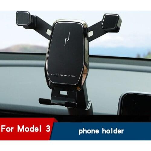 For Tesla Model3 Phone Holder Model 3 Mobile Phone Holder GPS Navigation Stand Model 3 Accessories 2017-2019