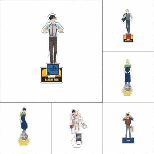 Classic Japan Anime Banana Fish Ash Lynx Okumura Eiji Cosplay Double Side Acrylic Stand Figure Model Plate Desk Decor Xmas Gifts