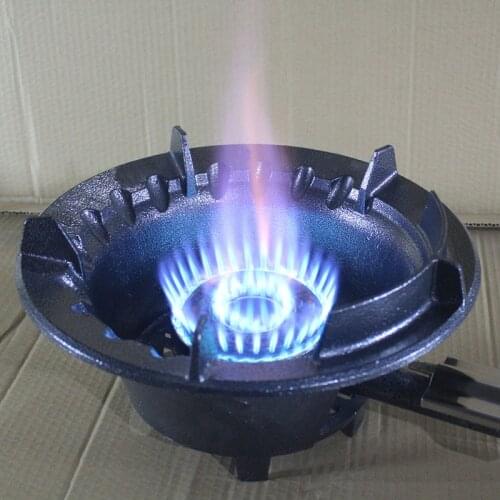 1pc stove burner for kitchen restaurant household barbecue portable gas burner iron gas stove single fire burner