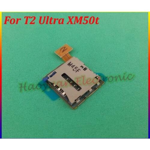HAOYUAN.P.W New Original Single SIM Card Tray Holder Slot Flex Cable Housing Case Replacement For Sony Xperia T2 Ultra XM50t