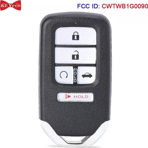 KEYECU OEM Board for Honda Accord 2018 2019 Smart Remote Key Fob CWTWB1G0090 72147-TVA-A01 72147-TVA-A31 433MHz FSK 4A Chip