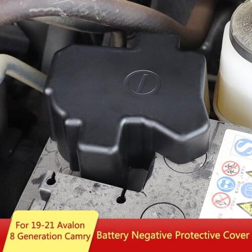 QHCP Battery Negative Protection Cover Trim Covers Engine Negative Electrode Lid Fit For Toyota Camry 2018 Avalon 2019 2020 2021