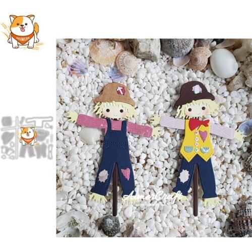 Scarecrow Metal Cutting Dies Mold Knife Scrapbooking Stencil DIY Embossing Craft Die Cuts Card Making New Dies For 2021