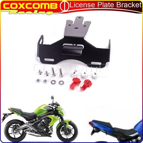 Motorcycle License Plate Bracket Aluminum Registration Fender Eliminator Holder For Kawasaki ER6N ER6F ER-6N Ninja 650 12-16