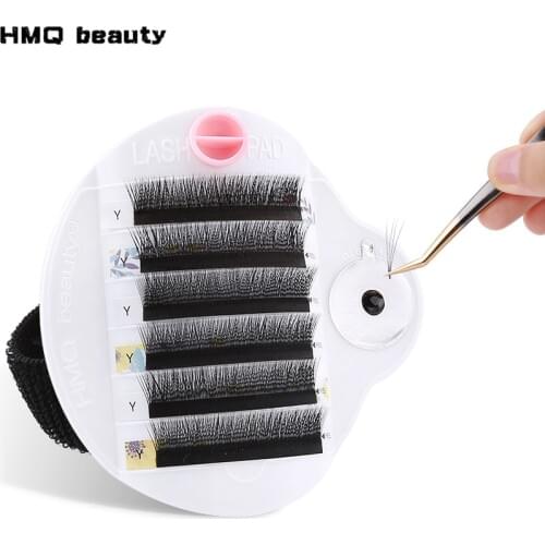 Eyelash Pad Glue Tray Ring Adhesive Pallet Stand Eyelash Extension Lashes Accessories Makeup Tool Exclusive Customization