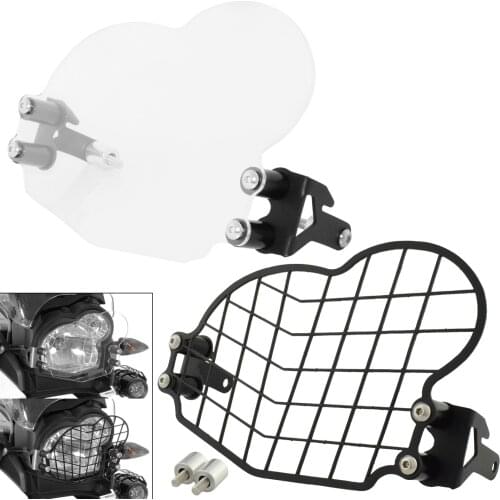 Headlight Headlamp Head Light Lamp Guard Cover Protector (Grille / Acrylic) For BMW G 650 GS 650GS G650GS / Sertao R13 2011-2017