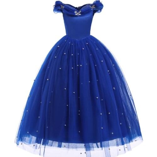 2019 New Baby Girl Summer Princess Dress Elegant Kids Sleeveless Dresses For Wedding Eveving Party Baby Girl Clothes vestidos