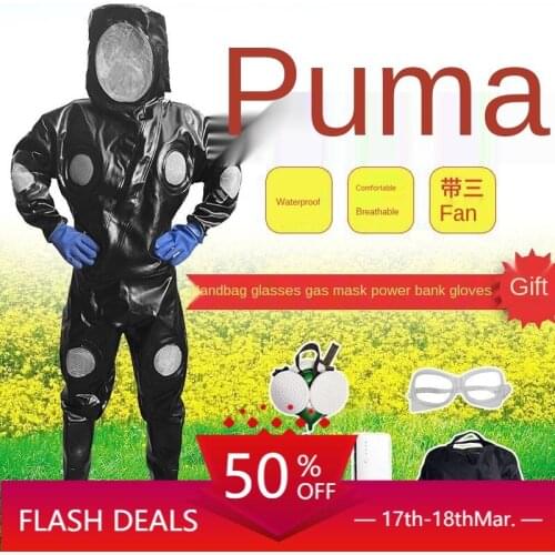 15-Hole Anti-Wasp Clothes One-Piece Wasp Clothes Extra Thick Band Three Movable Fan Wasp Clothes beekeeper suit