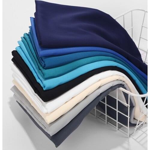 Luxury Scarf Women Designers Silk Headscarf Hijab Scarf Long Muslim Shawl Wrap Turban Bandana Foulard Satin Scarves Head Wraps