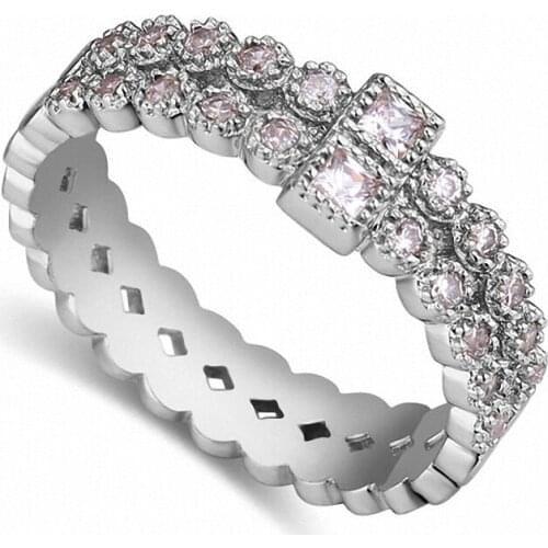 TRACYSWING Real Austrian Crystals Brand AAA Zirconia Micro Inlays Fashion Ring for women New Geometric Th-116502