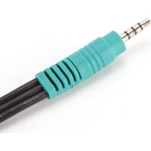 High Speed 2.5 mm Male Jack To 3 RCA Adapter Audio Converter Video AV Cable Wire Cord 2.5mm to RCA Female Plug