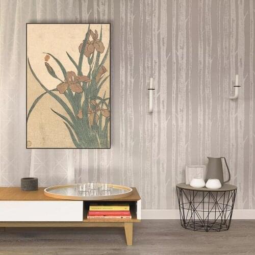 Japanese Classic Kitagawa Pond Flower Canvas Paintings Modern Art Poster and Print Modular Pictures for Living Room Home Decor