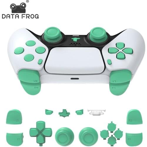 DATA FROG Replacement DIY Button For PS5 Controller Thumb Sticks Analog Grip Bullet Buttons Repair Kits for PS5 Accessories