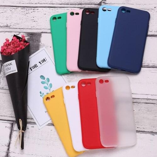 Suitable for iPhone 12 7 8 Plus X XS Max XR 7s SE 2020 6 6s 11Pro soft shell solid color mobile phone case protective cover SP31
