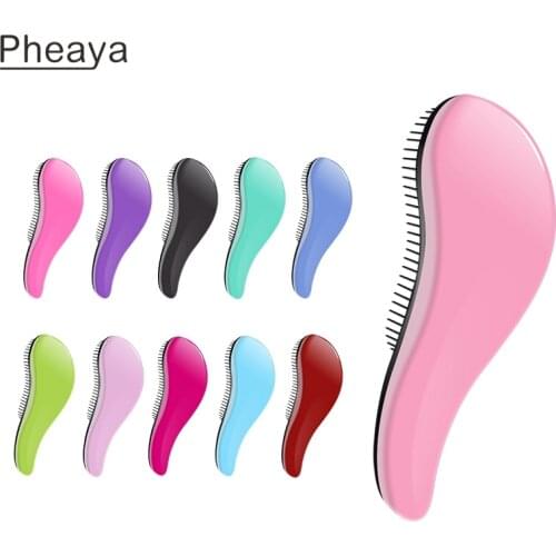 Pheaya Woman Hair Brush Hair Styling Tool TT Hair Comb Detangling Hairdressing Combs Beauty Makeup Barber Accessories