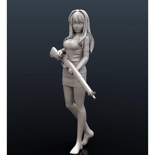 1/35 Resin Model Figure GK, Unassembled and unpainted kit