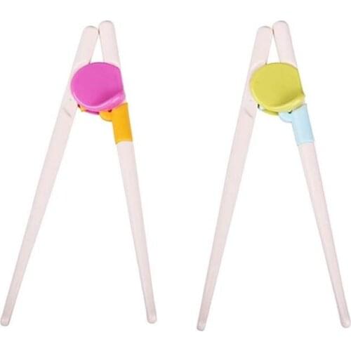 200 pairs/lot New Style Kids Children Early Learning Training Designed Chopsticks Baby Enlightenment Chopsticks Free Shipping