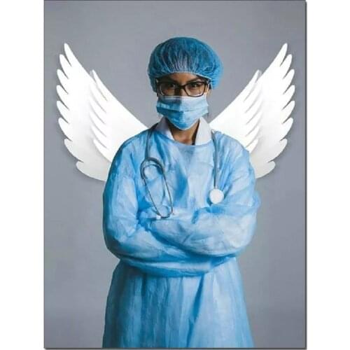 5D Diamond Painting "Special Warrior" Cross Stitch Kits Handmade Mosaic Art Doctor Nurse Diamond Embroidery for doctor gift P556