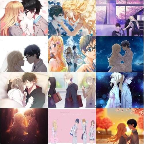 5D Diy Diamond Painting Illustration Girl Boy Full Drill Embroidery Mosaic Anime Characters Cross Stitch Exquisite Home Decor