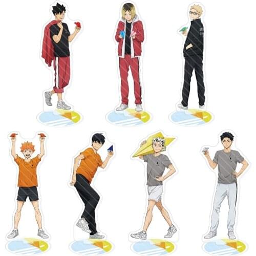 Anime Haikyuu!! Acrylic Stand Model Desk Plate Toy Action Figures Printed Comic Exhabition Decor Ornaments Collection