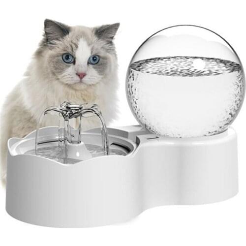 Automatic Cat Water Dispenser Intelligent Infrared Sensor Function Ultra Slient Pump Fountain with Filter Drinking Bowl for Cats