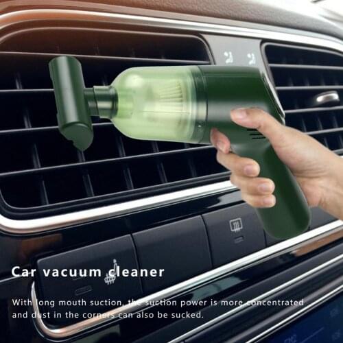 Car Vacuum Wireless Handheld Strong Suction Portable Cleaner Portable Handheld Small Vacuum Cleaner Car Electronics