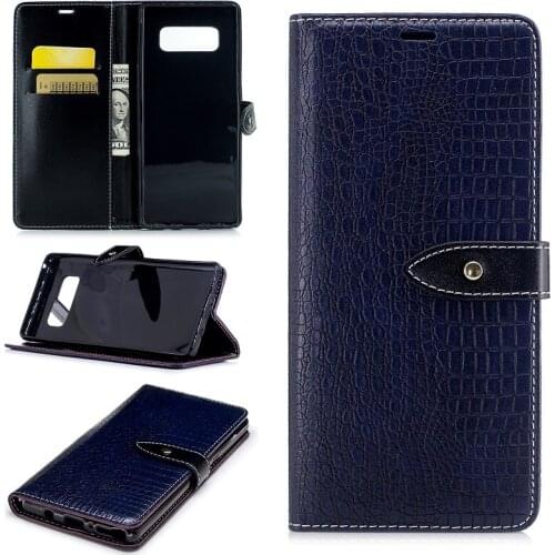 Book Cover For Samsung Galaxy Note8 50PCS Crocodile Flip Wallet Case for Galaxy Note8 Cute Animals leather case