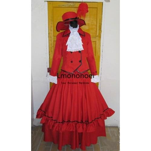 Black Butler Madam Red Cosplay Costume