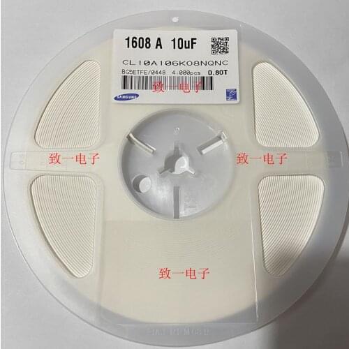 CL10A106MA8NRNC 0603 10uF 25V X5R ±20% CL10A106MO8NQNC 0603 10uF 16V X5R ±20% CL10A106KO8NQNC 0603 10uF 16V X5R ±10% Chip capaci