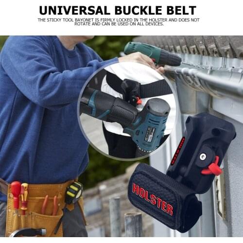 Home Waist Strap Storage Tool Hook Organizer Universal Electric Drill Waist Belt Buckle for Wrench Hammer Screwdriver