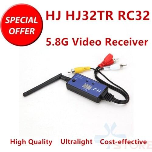 HJ HJ32TR RC32 5.8G 32CH Wireless FPV AV Audio Video Receiver For RC FPV Drone Multicopter QAV250 Quadcopter