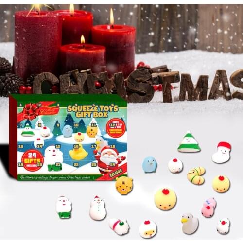 2020 Advent Calendar With 24 Little Squeeze Toys Christmas Decoration For Home Adult Kids Christmas Gift новый год Navidad Noel