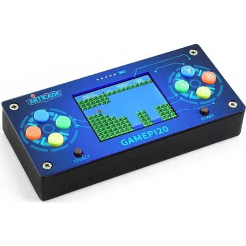 Waveshare GamePi20, Mini Video Game Console Based on Raspberry Pi Zero / Zero W / Zero WH, 2.0inch IPS Display