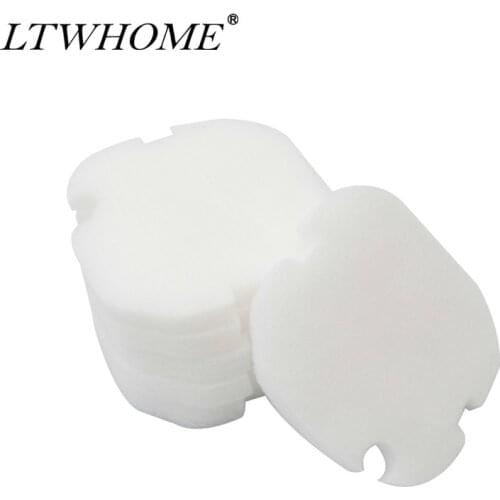 LTWHOME Replacement White Fine Wool Filter Pads Fit for AquaManta EFX 200 External Filter