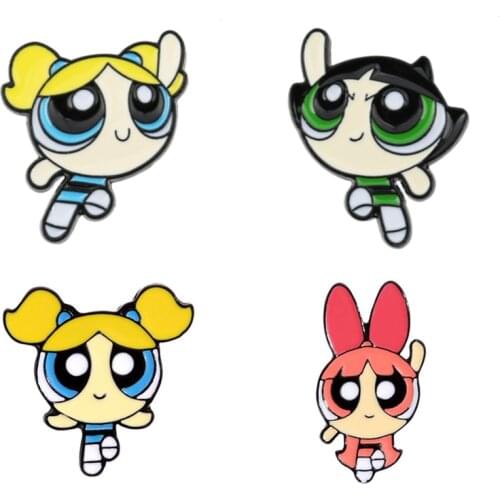 Mini Lapel Pins Enamel Brooches Anime Badges Jewelry For Backpack Women Hijab Pins Metal Decorative Badges Cute Vintage Brooches