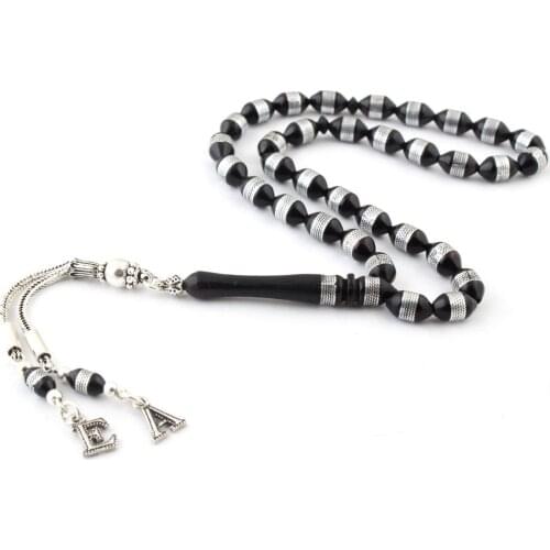 Natural Kuka Seed 925 Silver 33 Beads Tassel Pendant Prayer Beads Islamic Tasbih Rosary Men Women Meditation Jewelry From Turkey