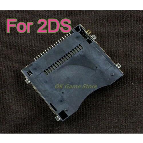 1pc Original used Replacement Card Slot Socket game card socket for 2ds For 2DS Repair Parts