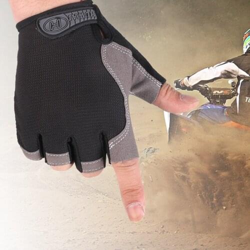 New Half Finger Summer Riding Bike Gloves Anti-Slip Breathable Bicycle Cycling Glove For Men Womens Fitness Running Sports