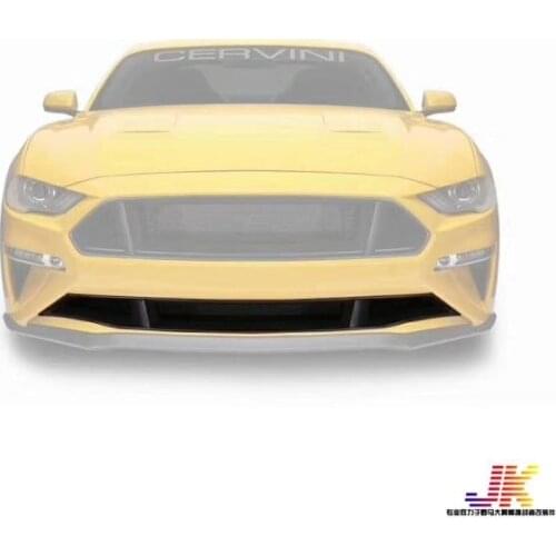 Suitable for 18 20 Ford Mustang Refit Savigny Gt Frosted Black Carbon Fiber Honeycomb Medium Net Mp Front Lip