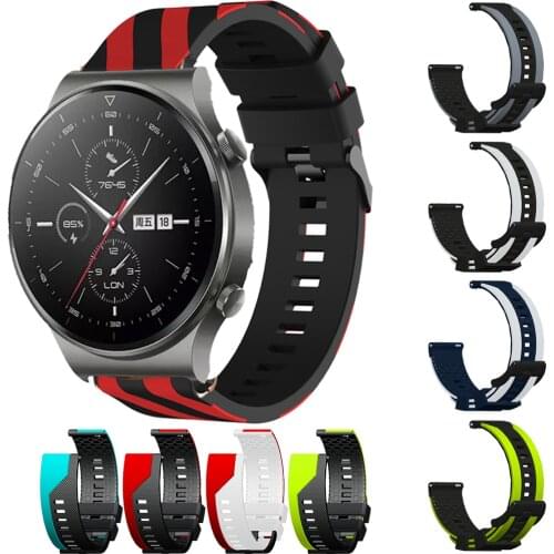 22mm For huawei watch Gt2 pro 46 Silicon smart Wrist Strap for Xiaomi Huami Amazfit GTR47/GTR 2 Band Quickly install accessories