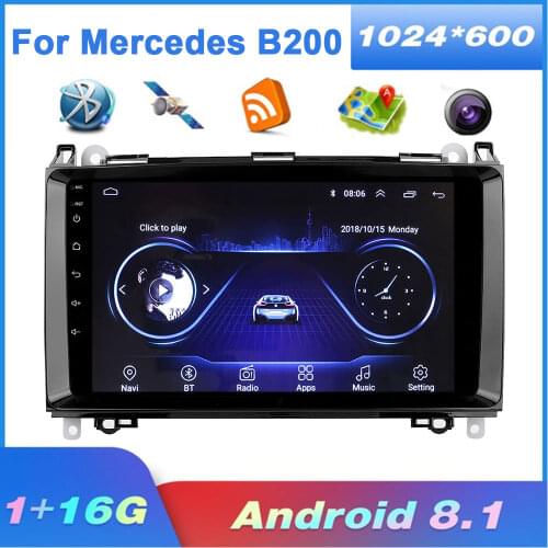 Vehemo 2 Din 9‘’ Android 8.1 Car Multimedia player GPS Navigation For C Class W203 S203 C180 C200 CLK Class C209 W209 C208 W208