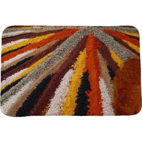 Flavour Seasoning Creative 3D Printing Carpets and Rugs for Bedroom Living Room Carpet Kitchen Bathroom Anti-Slip Floor Mats